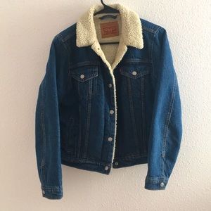 Levi’s Women’s Original Sherpa Trucker Jean Jacket